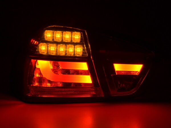 Kit feux arrière LED BMW Série 3 E90 Limo 05-08 rouge / noir - – Image 4