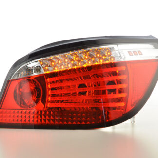 Kit feux arrières LED BMW Série 5 E60 berline 08-09 rouge / clair -