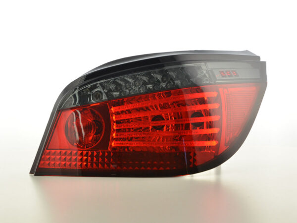 Kit feux arrières LED BMW Série 5 E60 berline 08-09 rouge / noir -