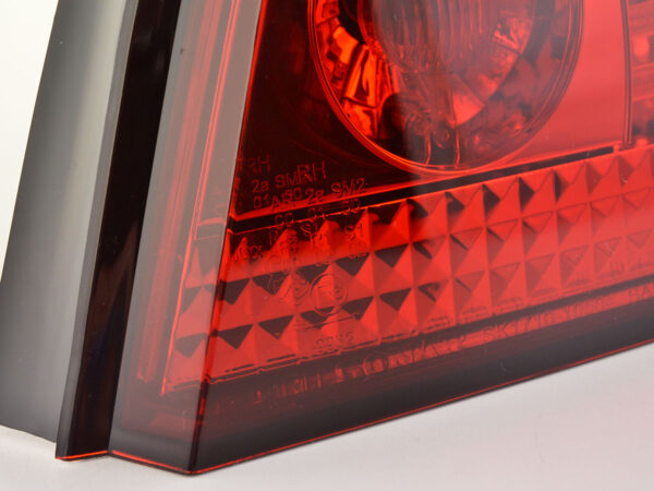 Kit feux arrières LED BMW Série 5 E60 berline 08-09 rouge / noir - – Image 3