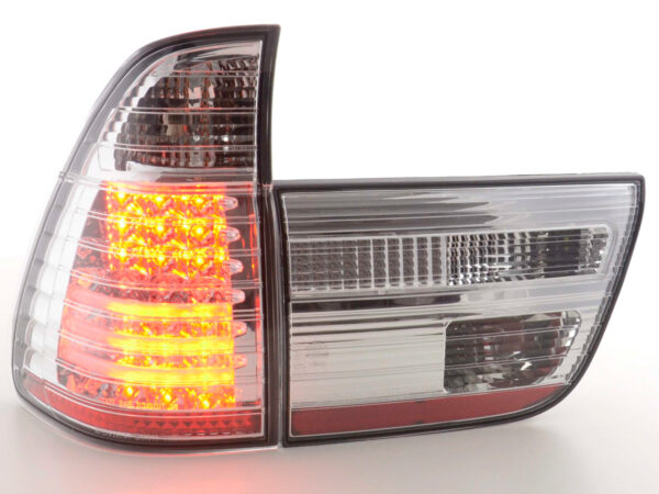 Feux arrières LED BMW X5 E53 98-02 chrome - – Image 3