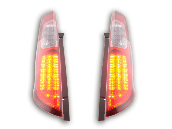 Kit feux arrières LED Ford Focus 2 5 portes 04-08 rouge / clair -
