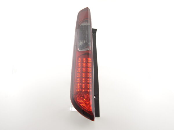 Kit feux arrières LED Ford Focus 2 5 portes 04-08 rouge / noir -