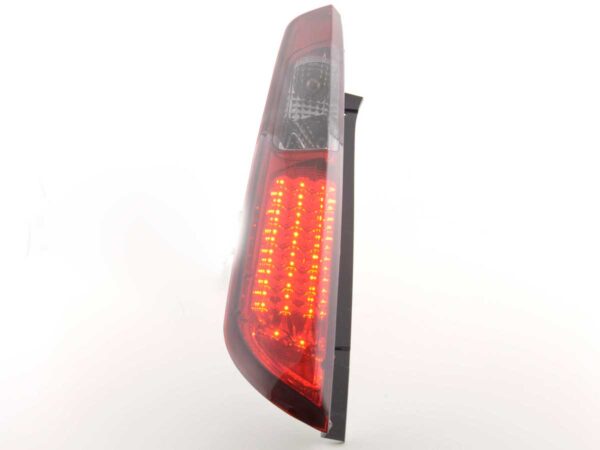 Kit feux arrières LED Ford Focus 2 5 portes 08-10 rouge / noir -