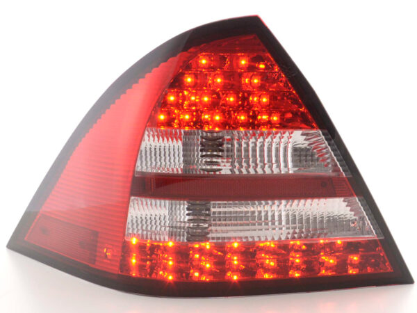 Kit feux arrière LED Mercedes Classe C W203 Limo 01-04 rouge / clair -