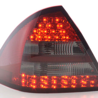 Kit feux arrière LED Mercedes Classe C W203 Limo 05-07 rouge / noir -