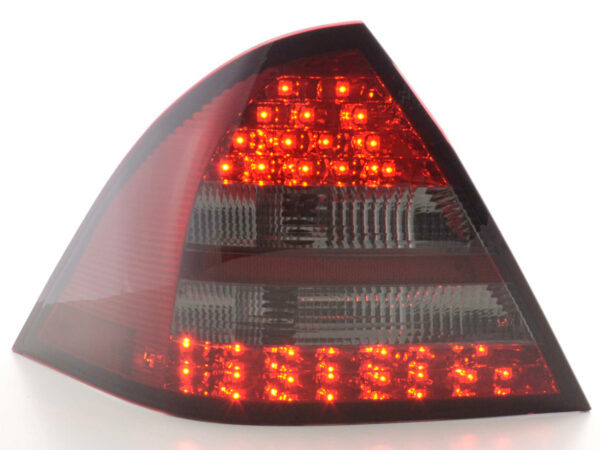 Kit feux arrière LED Mercedes Classe C W203 Limo 05-07 rouge / noir - – Image 2