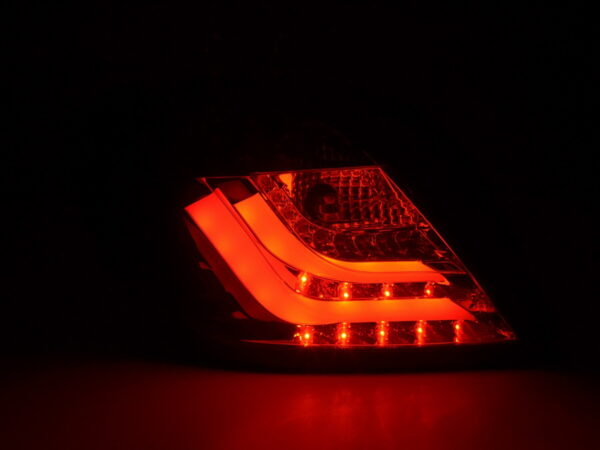 Feux arrière à LED Opel Astra H 3 portes année 04-08 rouge / noir - – Image 4