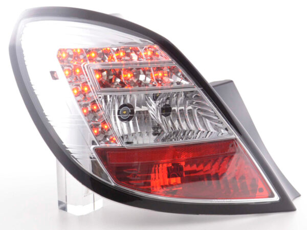Kit feux arrières LED Opel Corsa D 5 portes 06-10 chrome -