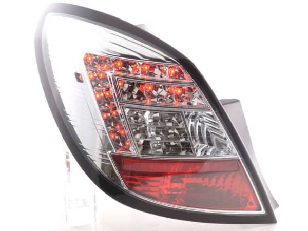 Kit feux arrières LED Opel Corsa D 5 portes 06-10 chrome -