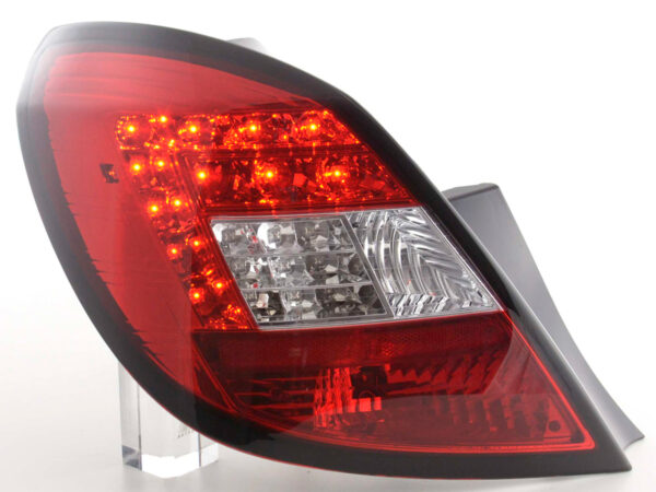 Kit feux arrières LED Opel Corsa D 5 portes 06-10 rouge / clair -