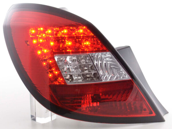 Kit feux arrières LED Opel Corsa D 5 portes 06-10 rouge / clair - – Image 2