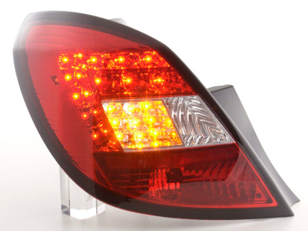 Kit feux arrières LED Opel Corsa D 5 portes 06-10 rouge / clair - – Image 3