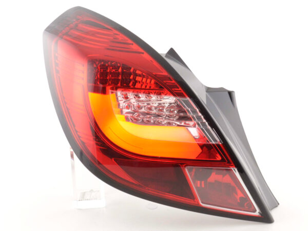 Feux arrières LED Set Opel Corsa D 3 portes 06-10 rouge / clair -
