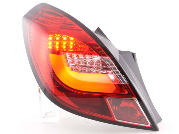 Feux arrières LED Set Opel Corsa D 3 portes 06-10 rouge / clair - – Image 3