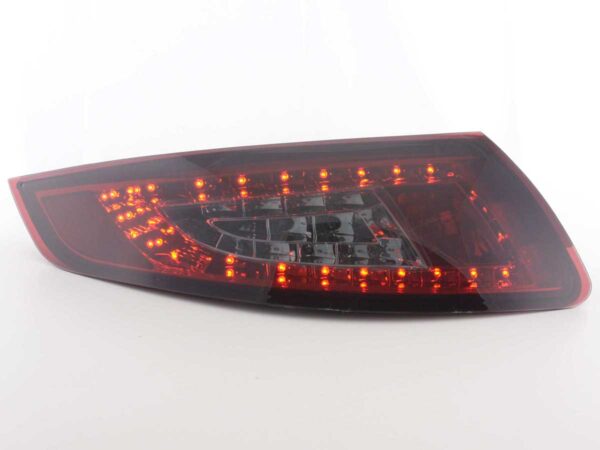 Kit feux arrière à LED Porsche 911 type 997 05-09 rouge / noir -