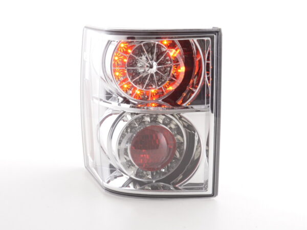 Feux arrière à LED Land Rover Range Rover 02-05 chrome avec clignotants à LED -