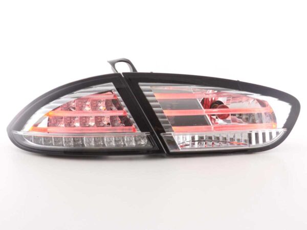 Kit feux arrières LED Seat Leon type 1P 09-12 chrome -