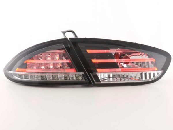 Kit feux arrières LED Seat Leon type 1P 09-12 noir -