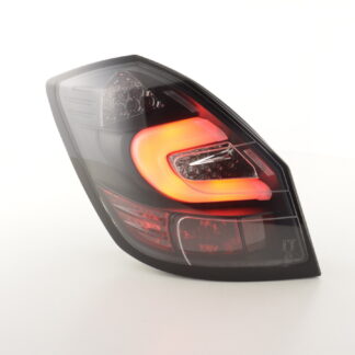Feux arrière à LED Skoda Fabia 5 portes à partir de 2007 noir -
