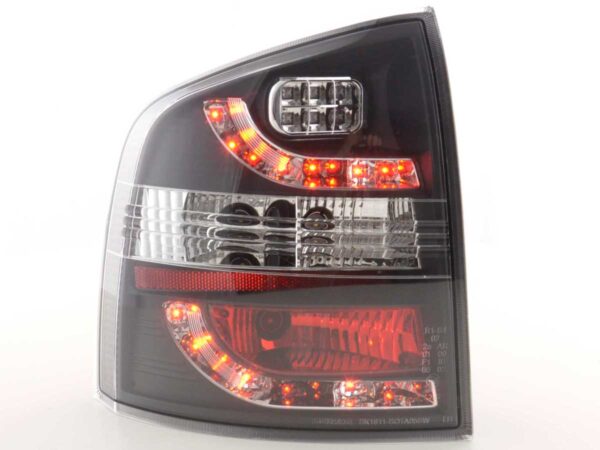 Set feux arrières LED Skoda Octavia Combi type 1Z 05-12 noir -