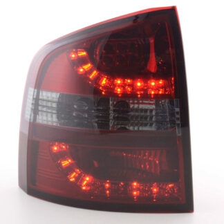 Set feux arrières LED Skoda Octavia Combi type 1Z 05-12 rouge / noir -