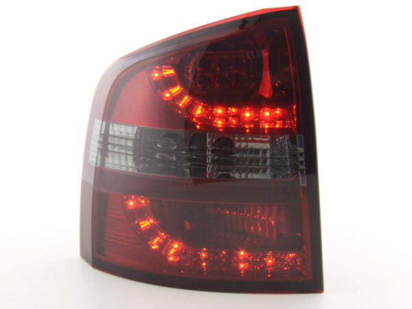 Set feux arrières LED Skoda Octavia Combi type 1Z 05-12 rouge / noir - – Image 2