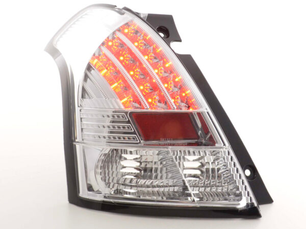 Kit feux arrières LED Suzuki Swift 04-10 chrome -