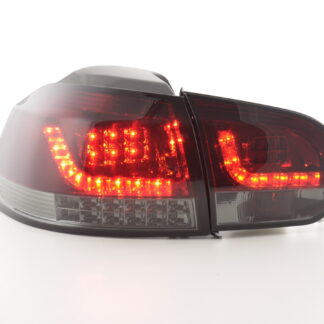 Kit feux arrière LED VW Golf 6 (1K) 08-13 rouge / noir -