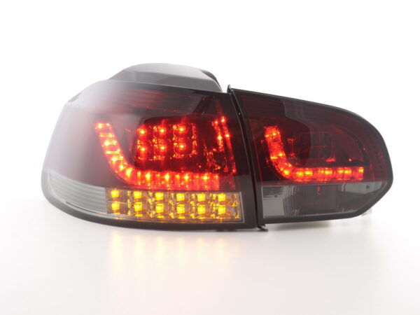 Kit feux arrière LED VW Golf 6 (1K) 08-13 rouge / noir - – Image 2
