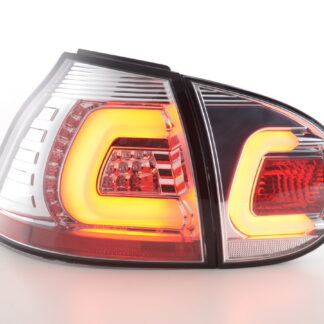 Kit feux arrières LED VW Golf 5 03-08 chrome -