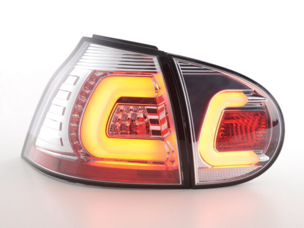 Kit feux arrières LED VW Golf 5 03-08 chrome -