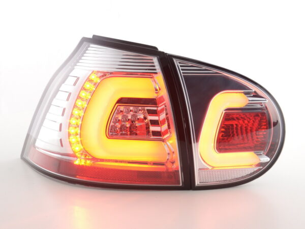 Kit feux arrières LED VW Golf 5 03-08 chrome - – Image 2
