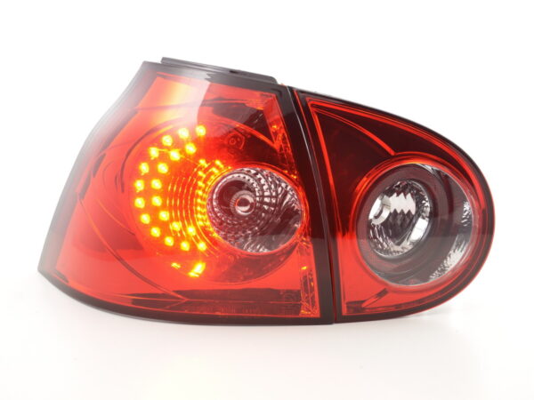 Kit feux arrières LED VW Golf 5 type 1K 2003-2008 rouge pour conduite à droite - – Image 2