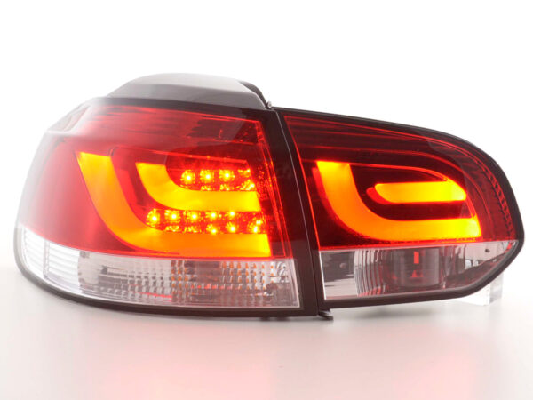 Kit feux arrières LED VW Golf 6 type 1K 2008-2012 rouge / clair - – Image 2