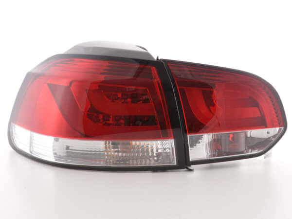 Kit feux arrières LED VW Golf 6 type 1K 2008-2012 rouge / clair - – Image 4