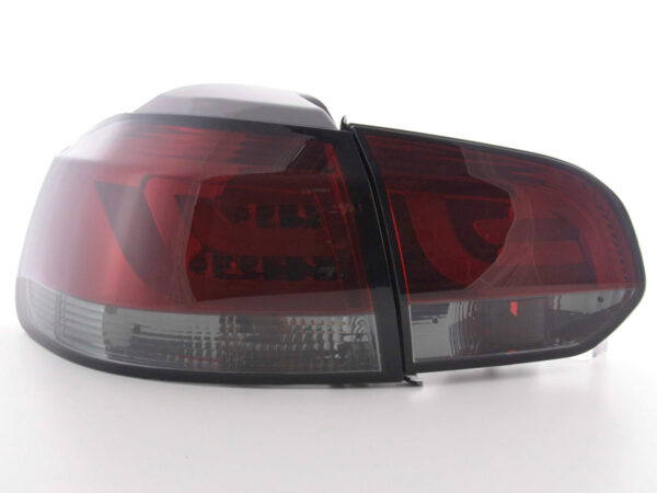 Kit feux arrières LED VW Golf 6 type 1K 2008-2012 rouge / noir - – Image 4