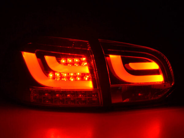 Set feux arrières LED VW Golf 6 type 1K 2008 à 2012 rouge / clair avec clignotants LED - – Image 4