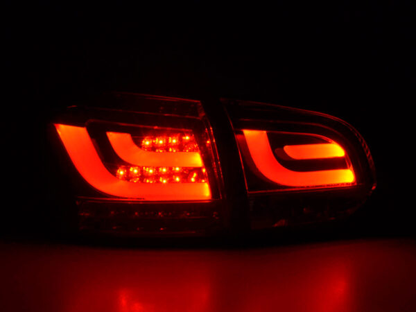 Kit feux arrières LED VW Golf 6 type 1K 2008 à 2012 rouge / noir avec clignotants LED - – Image 4