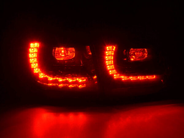 Feux arrières à LED VW Golf 6 Type 1K 2008-2012 rouge / noir look GTI - – Image 5