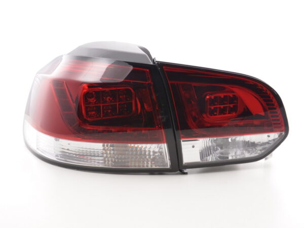 Kit feux arrières à LED VW Golf 6 type 1K 2008-2012 clair / rouge pour conduite à droite - – Image 3