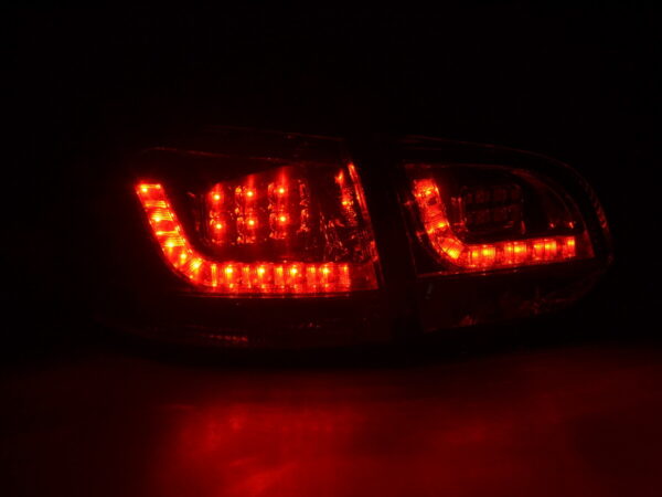 Kit feux arrières à LED VW Golf 6 type 1K 2008-2012 rouge / noir pour conduite à droite - – Image 2