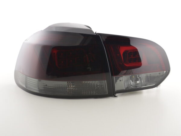 Kit feux arrières à LED VW Golf 6 type 1K 2008-2012 rouge / noir pour conduite à droite - – Image 3