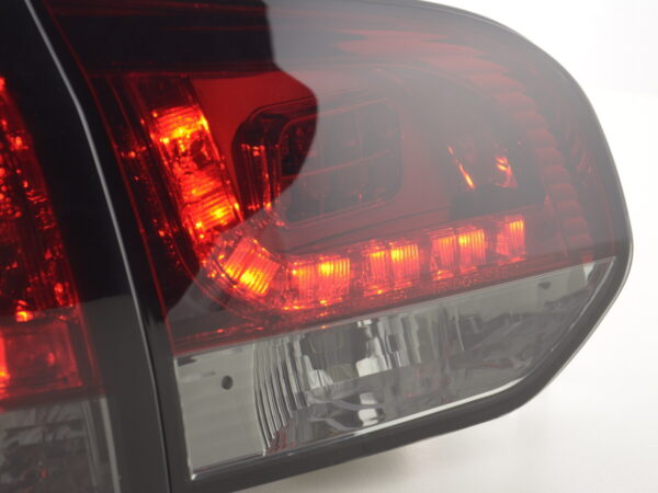 Kit feux arrières à LED VW Golf 6 type 1K 2008-2012 rouge / noir pour conduite à droite - – Image 5