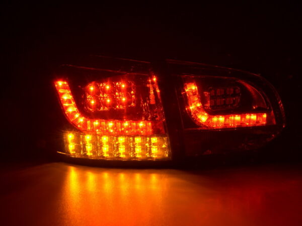 Kit feux arrières LED VW Golf 6 type 1K 2008-2012 noir avec clignotants LED pour conduite à droite - – Image 4