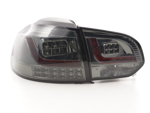Kit feux arrières LED VW Golf 6 type 1K 2008-2012 noir avec clignotants LED pour conduite à droite - – Image 5