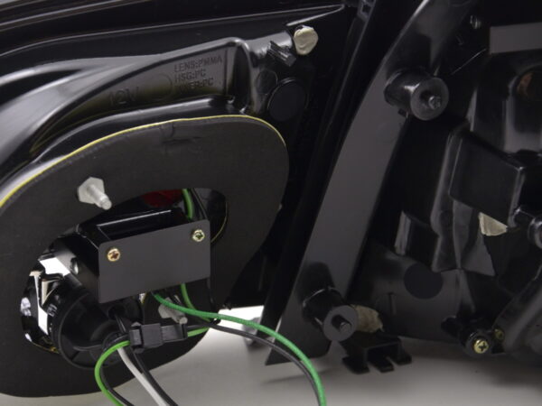 Kit feux arrières LED VW Golf 6 type 1K 2008-2012 rouge / clair avec clignotants LED pour conduite à droite - – Image 7