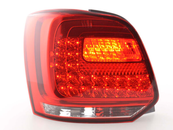 Feux arrière à LED VW Polo 6R à partir de 2009 clair / rouge - – Image 3