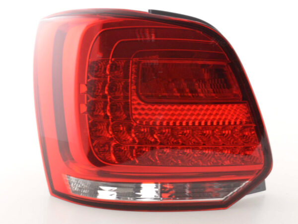 Feux arrière à LED VW Polo 6R à partir de 2009 clair / rouge - – Image 6