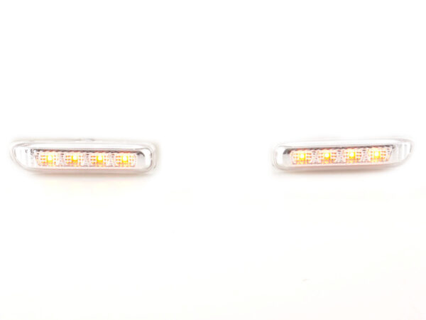 Jeu de clignotants latéraux à LED BMW Série 3 E46 98-02 clair -